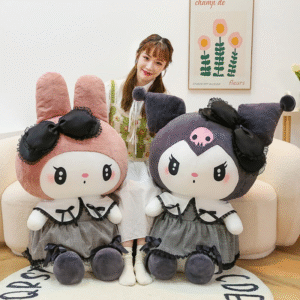 Kit 2 Pelúcias Grandes Kuromi